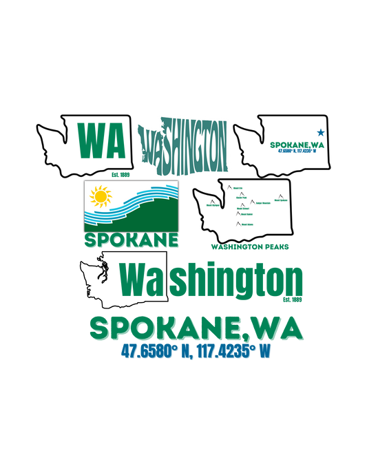 PNW - Washington Theme Stickers