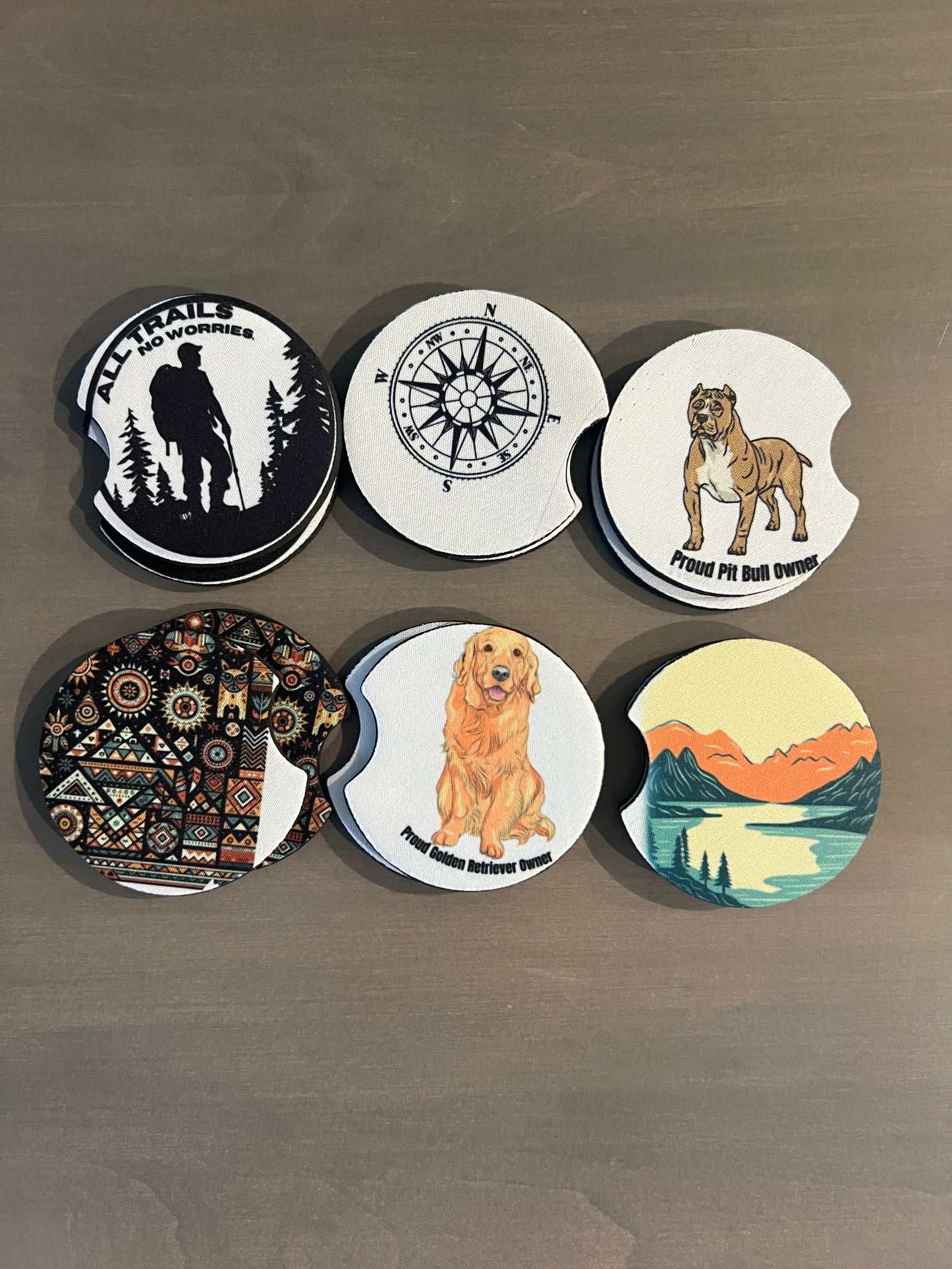 Assorted Car Coasters - Clearance (80% OFF!)