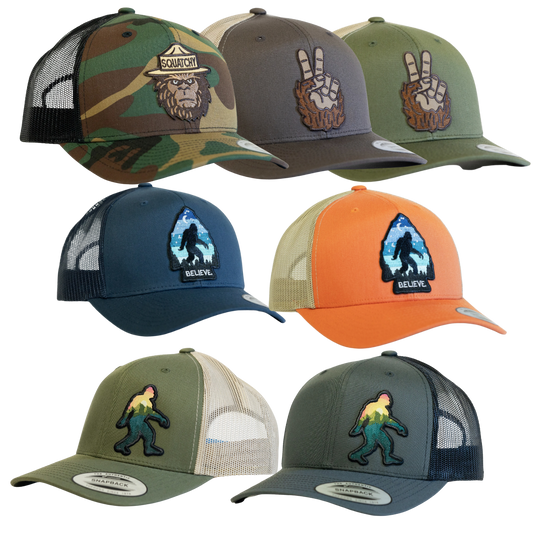 Sasquatch Snapback Hats